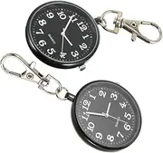 [WOFASHPURET] 2pcs Keychain Pocket Watch Watches Digital Watch Watches for Backpack Keychains for Clip Watch Pocket Watches for Men Pocket Key Chain Watch Zinc Alloy