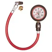 Longacre Deluxe Tyre Pressure Gauge- 2 1/2 Inch Scale-Glow In The Dark - 0-4 Bar