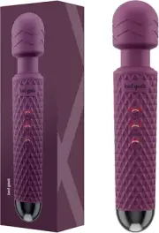bed geek Handheld Cordless Personal Wand Massager – Waterproof, USB Rechargeable