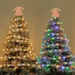 🌟聖誕佈置🌟聖誕節裝飾絲帶燈串 聖誕樹 裝飾 發光 氛圍燈 聖誕燈飾 掛燈 綢緞燈 LED 彩燈 燈帶 聖誕燈#下殺