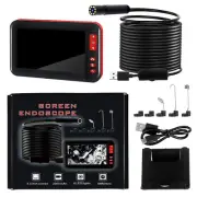 ABS 6.5Ft Industrial Endoscope 1080P HD 4.3in Screen Borescope Camera LED