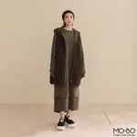 MOBO 保暖QQ毛連帽長版背心 / 02090053