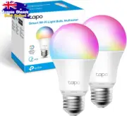 Tapo Smart Bulbs E27 Multicolor 60W WiFi Remote Voice Control 2-Pack