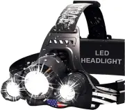 Headlamp Flashlight USB Rechargeable LED Head Lamp Ultra Bright CREE 1080 Campin