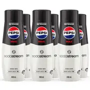 SodaStream Pepsi Max Syrup Mix No Sugar 440mL Pack 6 BULK