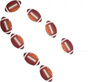 Anneome Football Themed Rugby Banner 8pcs Party Decorations Birthday Banner Wall Decor Photo Booth Props Versatile Decor Quick Installation