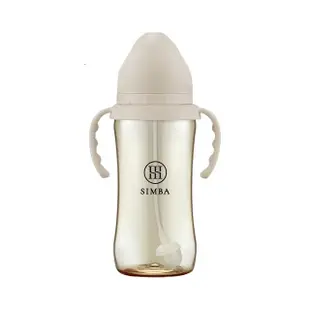 【Simba 小獅王辛巴官方直營】蘊蜜鉑金PPSU寬口吸管把手防脹氣奶瓶360ml(學飲適用)