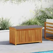 vidaXL Outdoor Cushion Box 113x50x60.5 cm Solid Wood Acacia