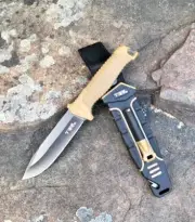 Triton Tactica GO-19BR - Fixed Blade Knife Survival Outdoor Hunting