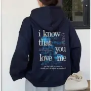 Wildflower Hoodie, I Know That You Love Me Hoodie Gift for Fans Oversized Hoodie