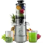 Masticating Juicer Machine | Slow Cold Press Juicer with 4.1in Large Feeding ...