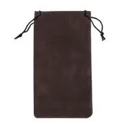 Optical Glasses Case Sunglasses Bag Glasses Cloth Bags Drawstring Pouch Bags Eyeglasses Pouch coffee
