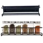 1/2/4Pcs Storage Rack Magnetic Spice Rack Refrigerator Side Shelf Household