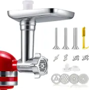 Stainless Steel Meat Grinder Attachments for Kitchenaid Mixers, Meat Grinder, Sa