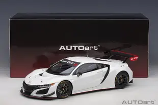 免運現貨汽車模型機車模型奧拓 AUTOART 1:18 本田 NSX GT3 2018 HONDA 謳歌 汽車模型