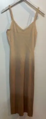 Kookai Lola Ombre Midi Dress In Biscuit Size 2 bnwt (d83
