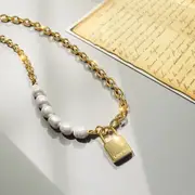Elinor Freshwater Baroque Pearls Lock-Pendant Necklace