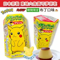 在飛比找蝦皮購物優惠-【無國界零食屋】新品 日本 東鳩 六角 寶可夢 皮卡丘 布丁