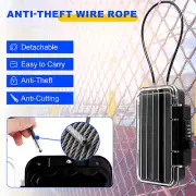 Portable Safe Box 4 Digit Combination Security Case with Removable Wire▿