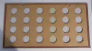 Wayte Raymond Coin Board No. 206 Blank United States Half Dollars