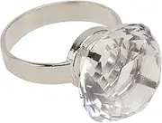 MERRYHAPY Sparkling Large Crystal Women's for Engagement Wedding Valentine's Day Festive Occasion Adornment