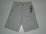 shorts walkshorts rusty surf cotton grey - new - size 28