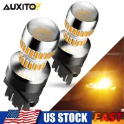 AUXITO Yellow Amber 3157 LED DRL Turn Signal Parking Light Blinker Corner Bulbs (for: Mazda)