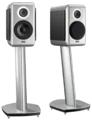 TAD ME1TX-SW 3Way Bookshelf Speaker pair with Stand TAD-ST3TX Silver White