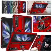 For Samsung Galaxy Z Fold 4 3 5G Shockproof Magnetic Ring Stand Phone Case Cover