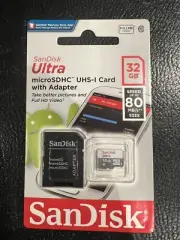 SanDisk Ultra 32GB Class 10 MicroSDHC Memory Card