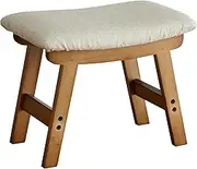 viewcare Foot Stools Ottoman, Small Soft Footrest Ottoman with Wood Legs, Sofa Footrest Extra Seating for Living Room Entryway Office