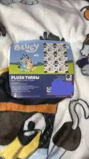 Bluey HALLOWEEN Plush Throw Blanket 50 x 70 NEW