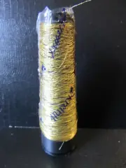 Kreinik Metallics #002J GOLD Japan Cord Embroidery Thread Cone