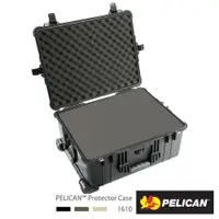 在飛比找CS EMART優惠-【PELICAN】1610 輪座拉桿氣密箱 含泡棉 黑/沙漠