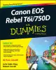 Canon EOS Rebel T6i / 750d for Dummies-cover