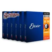 6 Sets! Elixir NANOWEB Nickel Electric — 7-String 12057 Light .010-.056