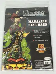 New ULTRA PRO Comic Accessories - Magazine Size Bags 100 count acid-free