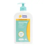 Cancer Council 500ml Moisturising Sunscreen SPF50+ Body Lotion Pump Bottle