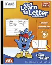 Mead Early Learning 4-in-1 Learn to Letter Tablet