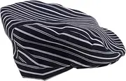 [CATIEBYE] Elastic Hat Men's Women's Kitchen Beret Chef Cap Comfortable Polyester Cool for Western Dining Venues