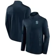 NHL Seattle Kraken Rinkside Fleece Jacket Authentic Pro Performance Jacket