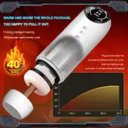 Male Masturbaters Automatic HandsFree Suck Cup Thrusting Stroker Men Lubricant