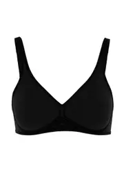 Wolford Skin Seamless Stretch-cotton Soft-cup bra - Black 34C