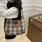 Canvas Backpack Cat Puppy Square Handbag New Crossbody Bag Women