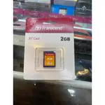 詮品通販 二手懷舊創見 TRANSCEND 2G 2GB SD 記憶卡 CCD相機專用 保固7天