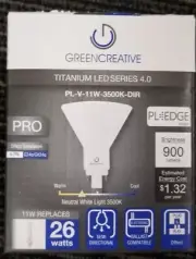 Green Creative Titanium LED Series PL-V-11W-3500K-DIR