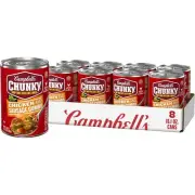 (8 Pack) Campbell's Chunky High Protein Chicken & Sausage Gumbo Soup, 16.1 Ounce
