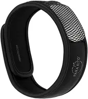 PARAKITO Mosquito Band Adult - Mosquito Bracelet - Mozzie Bands - Mozzie Bracelet - No DEET, No Alcohol, w/Natural Essential Oils for Travel & Camping, Waterproof. 30 Days Protection, 15 Days per Pellet, 2 Pellets per Pack (Black)