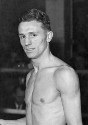 British flyweight boxer Eric Marsden February 1955 Old Photo