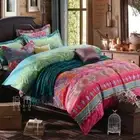 National Style Bohemian Quilt Cover King Size Bohemian Bedding Set Bedding